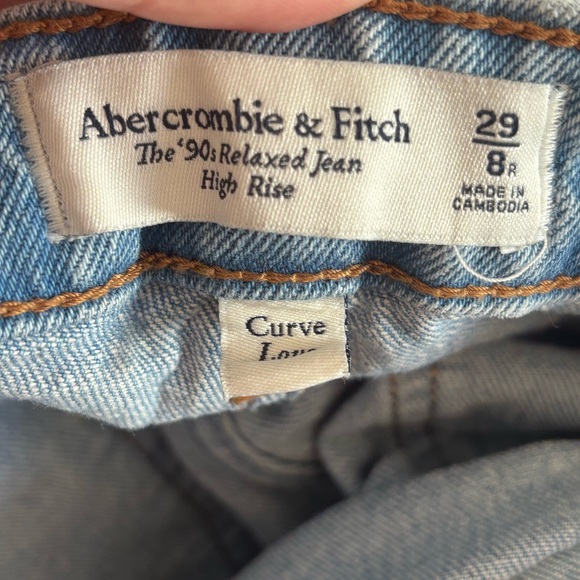 Abercrombie & Fitch 90s Relaxed Jeans Curve Love - Picture 3 of 3